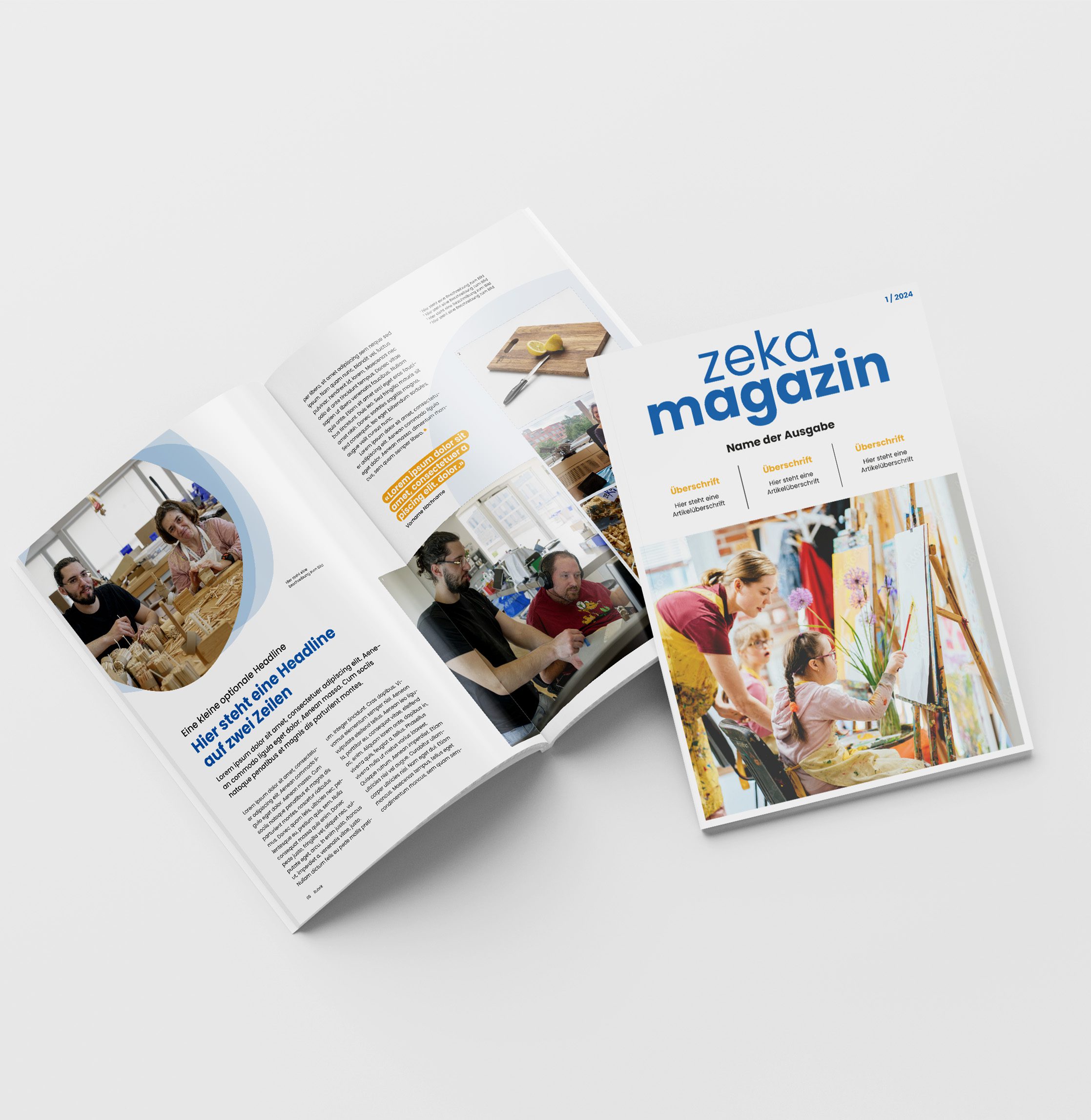 zeka Magazin Mock Up