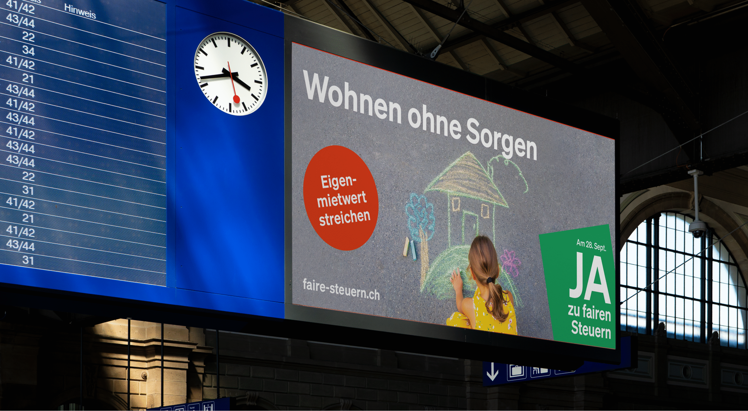 ABSTIMMUNGSKAMPAGNE «JA ZUR ABSCHAFFUNG DES EIGENMIETWERTS»